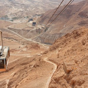 Masada cableway - Israel