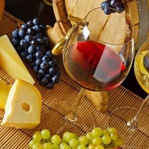 Wine and cheese