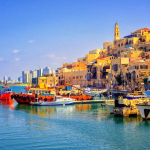 Old town and port of Jaffa, Tel Aviv city, Israel